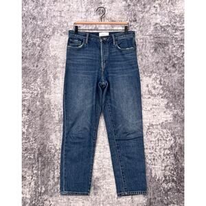 Current Elliott Jeans 27 Womens The Vintage Crop Fit Medium Wash Denim